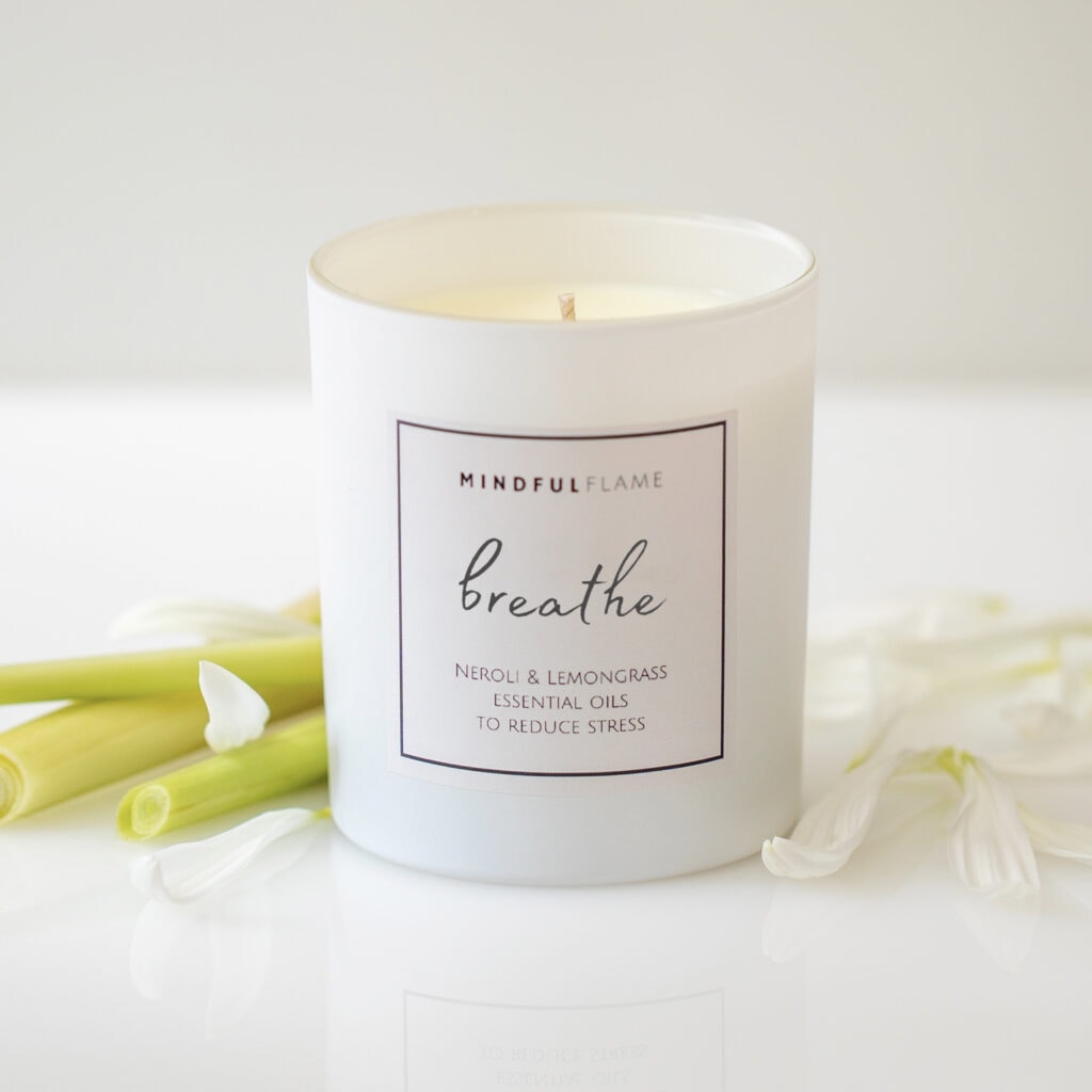 wellbeing candles mindful moments